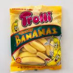 トロリのバナナキャンディーのパッケージ