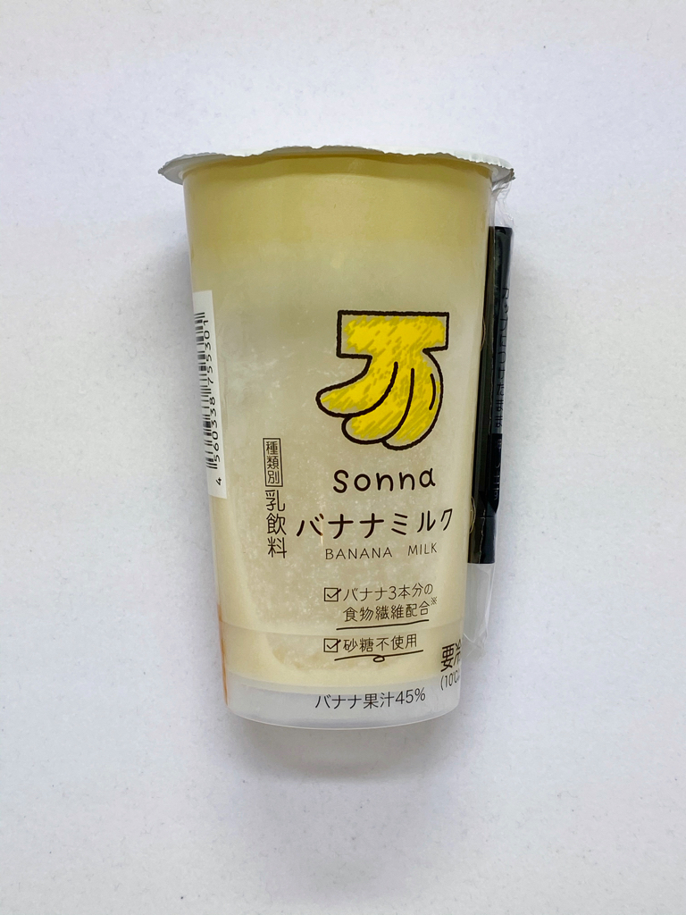 sonna banana バナナミルク