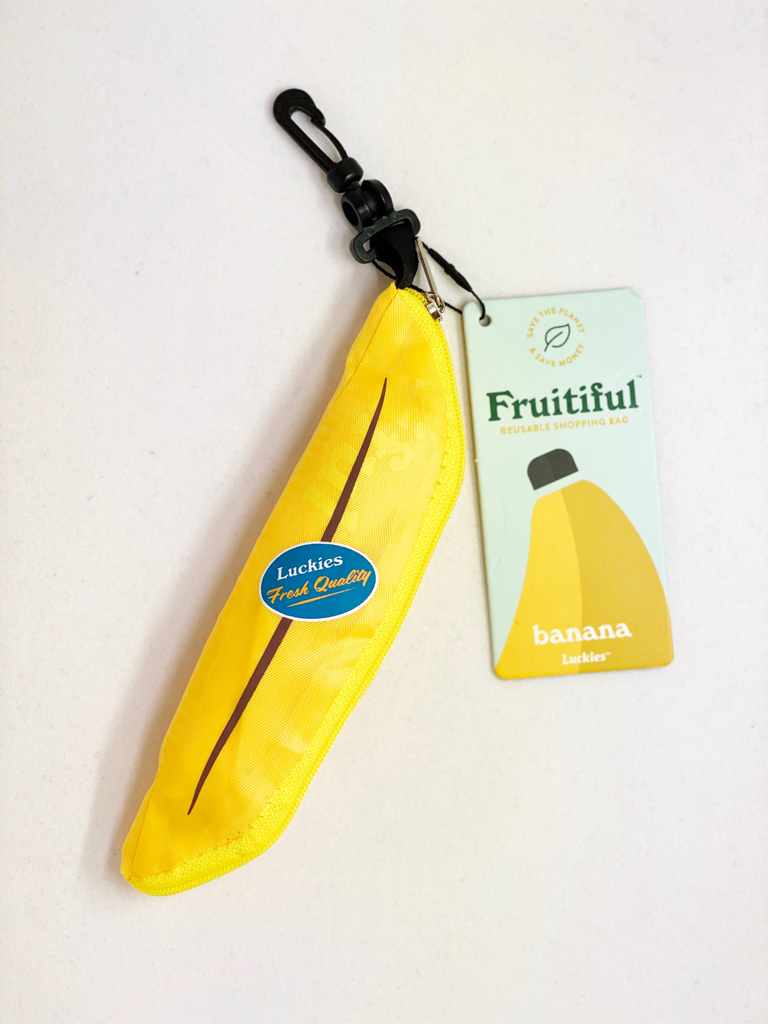 fruitiful luckies banana eco bag
