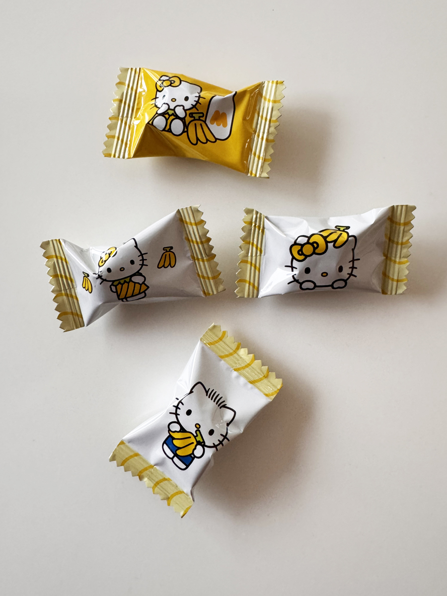 キティ バナナミルク 個包装 バナナ デザイン